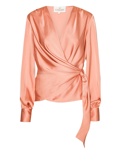 Ines Bluse - Semi Rich Peach - Karmamia Copenhagen